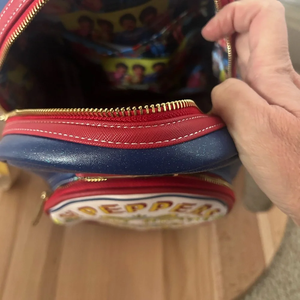 Loungefly The Beatles Blue Backpack LAST ONE - Picture 3 of 3